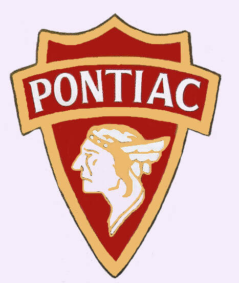 (image for) PONTIAC 1930s logo sticker